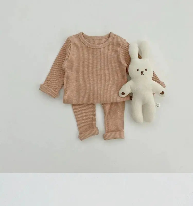 Neutral Baby Pajamas Set