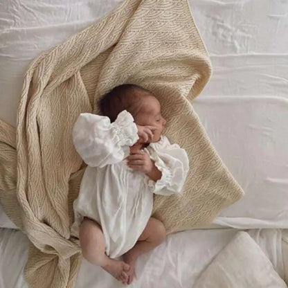 Ruffle sleeve romper