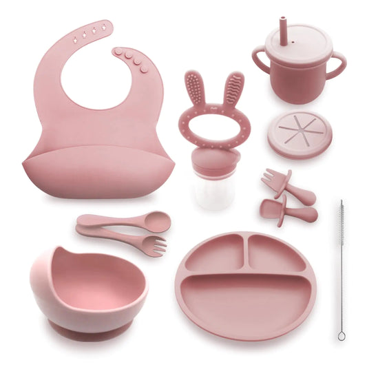 Baby pink Feeding set