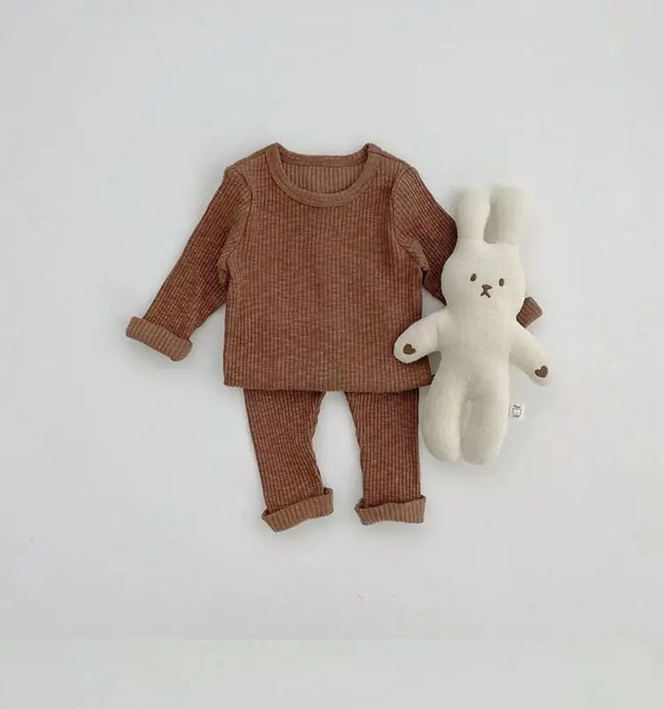 Neutral Baby Pajamas Set