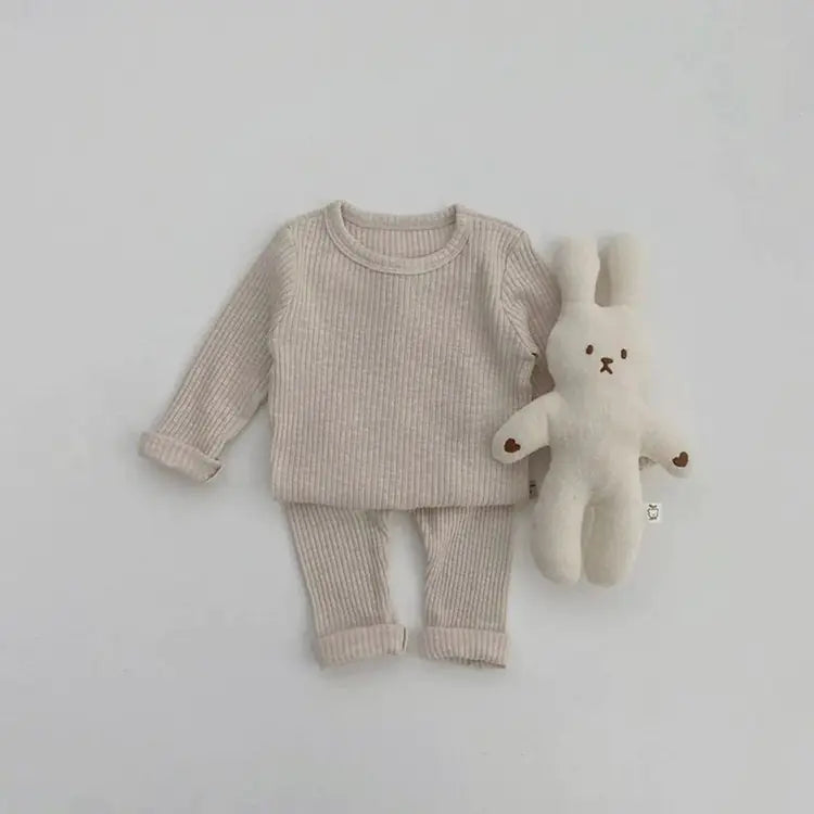 Neutral Baby Pajamas Set